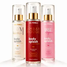 Kit 3 Body Splash Feminino Iza Tonelli 200ml Desodorante Colônia Alta Fixação | 3 Fragrâncias de Luxo