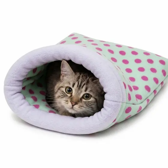 Caminha Toca Soft Para Gatos 40x40cm  Saco De Dormir Cama Confortável