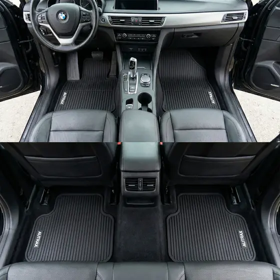 Tapete Automotivo Universal (Serve em qualquer carro)  Borracha resistente - 4 peças