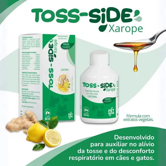 Xarope Pet natural contra tosse e gripe canina Cães E Gatos 90ml
