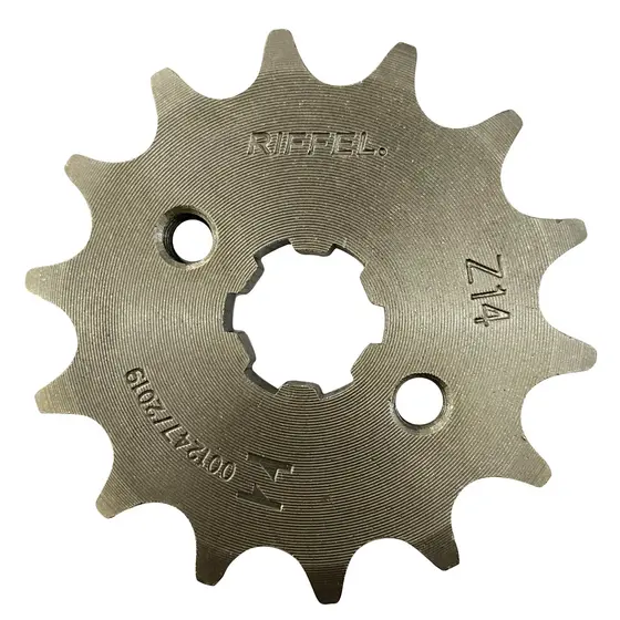 Pinhão 14 Dentes Riffel Titan 160 Fan Start Cg 150 Job Aço 1045