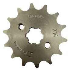Pinhão 14 Dentes Riffel Titan 160 Fan Start Cg 150 Job Aço 1045