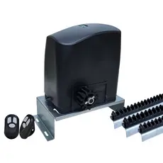 KIT MOTOR PORTÃO DESLIZANTE RCG PL 600Kg 1/3CV COM BASE FIXA