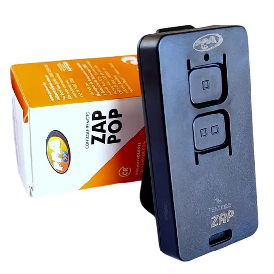 05 Controles Portão PPA Zap Pop 433,92MHz 2 Botões Original