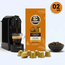 02 Café Cápsulas Sabor de Garça Gourmet Arábica Nespresso