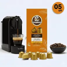 05 Café Cápsulas Sabor de Garça Gourmet Arábica Nespresso