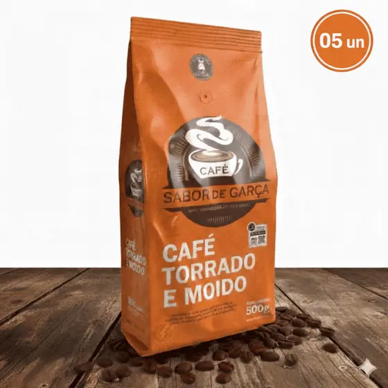 05 Café Sabor de Garça Gourmet Arábica Especial Moído 500g