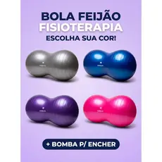 Bola de Yoga Feijão Amendoim pilates ginastica exercicio com bomba peanut fisioterapia