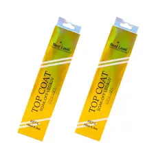 Kit 2 Refil Top Coat 10 ML - Real Love para Manicure Profissional