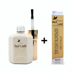 Top Coat Blindado 15ml + Refil 10ml - Real Love