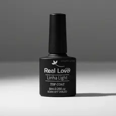 Top Coat Para Unhas Linha Light 8ml - Real Love
