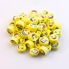 50 Pçs Miçanga Infantil Emoji Artesanato Pulseira Biju