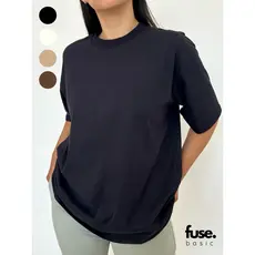 Camiseta Feminina Oversized Básica Lisa 100% Algodão Fio 30.1