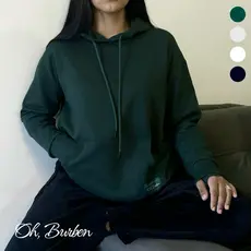 Moletom Canguru com Capuz Unissex Felpado Alta Qualidade Oh, Burben 335 Gramatura 3 Cabos Premium