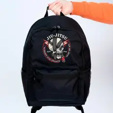 Mochila masculina feminina Luta Jiu-Jitsu Bolsa Escolar Trabalho Viagem Mala