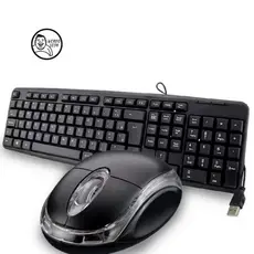 Kit Teclado E Mouse ABNT2 Fio USB Kit Pc Computador Notebook Informática