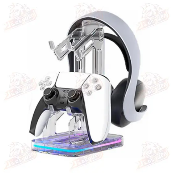 Melhor suporte de controle design moderno para Vídeogame PS4 PS5 Xbox Com Luz RGB