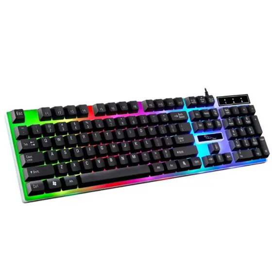 Teclado Gamer Semi Mecânico Led Rgb Abnt2 Usb Pc Ps4 Xbox