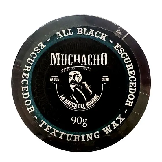 Muchacho All Black – Cera que Disfarça Grisalhos e Modela – 90g