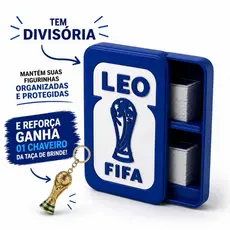 PORTA FIGURINHAS COPA 2026 PERSONALIZADO COM NOME + CHAVEIRO TAÇA GRÁTIS | ORGANIZADOR ÁLBUM FUTEBOL