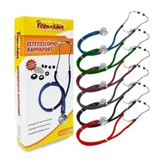 Estetoscópio Rappaport Premium Adulto Infantil Veterinário Colorido Accumed G-tech