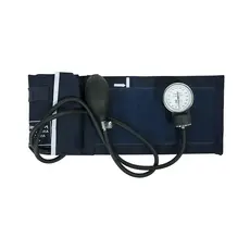 Esfigmomanômetro Aneróide Accumed Glicomed Premium Preto - Livre de Mercúrio e Fácil de Usar - Profissional e Caseiro