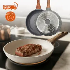 Frigideira Antiaderente Cerâmica Não Gruda 20cm 24cm Alumínio Premium Fogão A Gás Indução Elétrico
