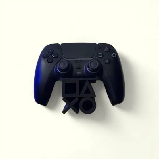 Suporte Universal para Controles PS5 e PS4 – Ideal para Mesa ou Parede | Design Gamer