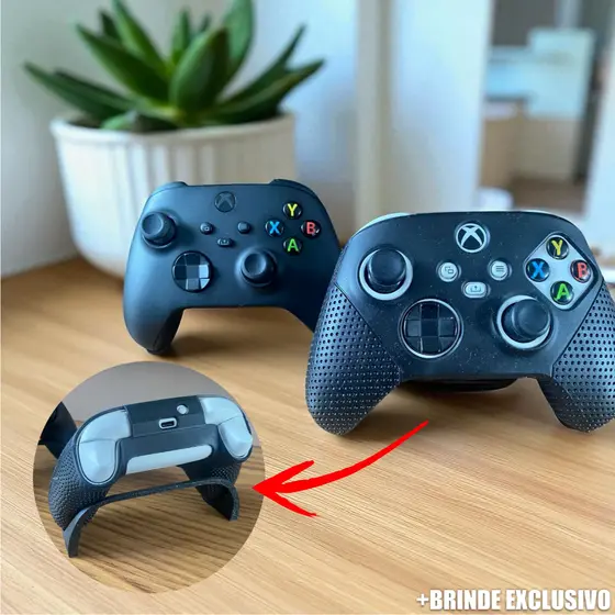 Suporte Minimalista para Controle Xbox | Decoração Moderna para Gamers