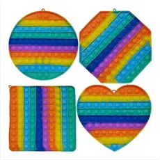 Brinquedo Pop It Fidget Anti-Stress Sensorial para Crianças e Adultos