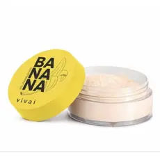 Pó Banana Vivai Solto Matte Facial Controle de Oleosidade, Bakinge Acabamento Profissional