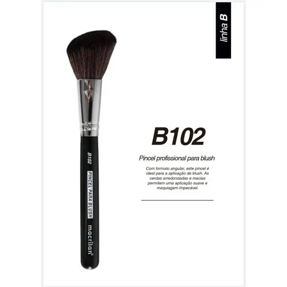 Pincel Profissional Para Blush Linha Black Macrilan B102 /A07