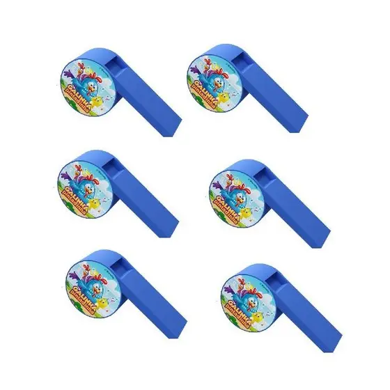 6 Apitos Da Galinha Pintadinha Para Lembrancinhas Brasilflex