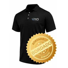 Camiseta gola Polo Bordada Piquet Pv Personalizado Com Logo de sua empresa