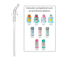 Canudo Refil Repositor Silicone Buba (Canudo para Garafinhas da Buba)