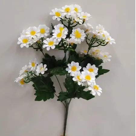 1 Peça Buque com 35 Margarida Artificial p/ Decoração