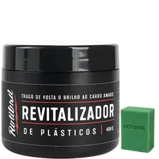 Revitalizador de Parachoque e Plásticos Externos Automotivos 400g - Cera Revitalizadora de Plásticos