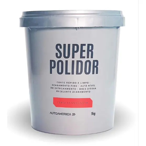 SUPER POLIDOR MASSA DE POLIR AUTOAMERICA 1 KG
