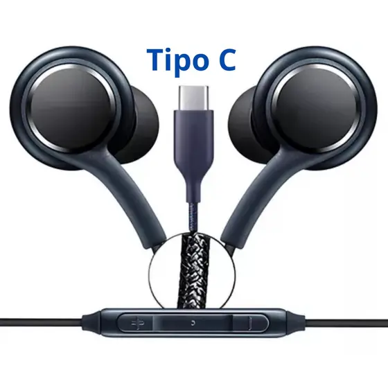 Fone Tipo C S20 FE S21 Plus S21+ S22 Ultra S23 ultra A34 A53 A54 A73 M52 M53 M54 Fone De Ouvido