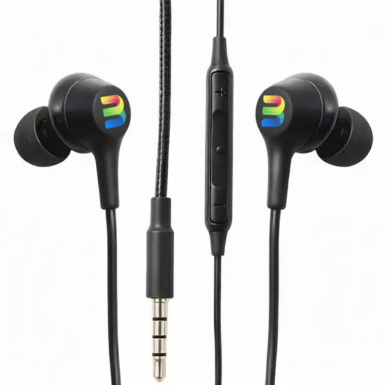 Fone de Ouvido com Fio Reforçado Super Qualidade Fones Graves Fortes