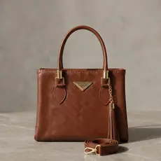 Bolsa Feminina Média Shopbag Bordada Linea