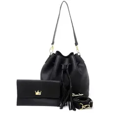 Kit Bolsa e Carteira Feminina Shopbag Saco Egito Lançamento