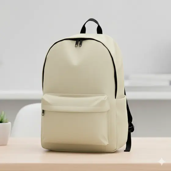 Mochila Escolar Unissex Casual Minimalista Grande