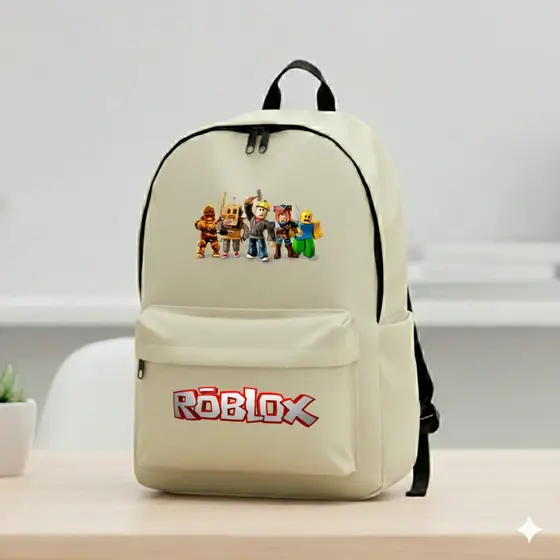 Mochila Escolar - Reforçada com Bolso frontal com Zíper Pesonagem