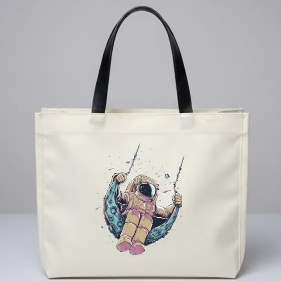 Bolsa Ecologica Feminina Ecobag com estampas grande resistente