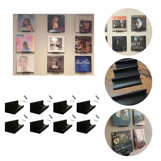 Suporte Expositor de Parede para Capa de Disco de Vinil