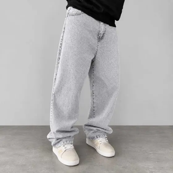 Calça Balão Baggy Grafite Estonada Streetwear