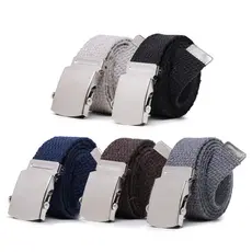 Kit 5 Cinto Infantil Menino Gorgurao Algodao Canelado Premium Fivela Catraca Ponteira Metal
