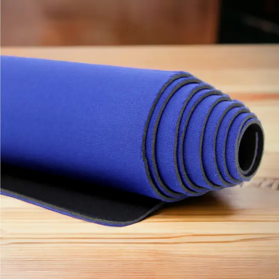50cm Tecido Malha Neoprene 2mm  Impermeável Dupla Face - Azul Royal