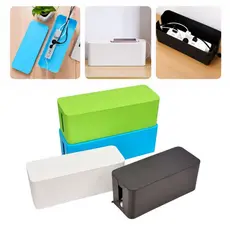Caixa P/ Proteger E Organizar Tomadas Fios Cabos Filtro de Linha Extensão Esconde Fios 32cm Grande